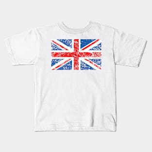 Distressed Effect Union Jack/Flag Kids T-Shirt